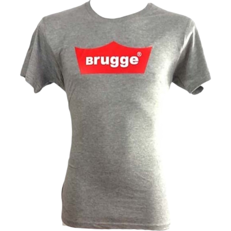 T-Shirt Adults Brugge Red Crown Grey