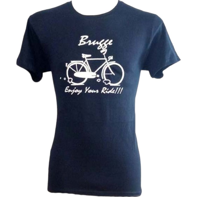 T-Shirt Adults Brugge Ride Navy
