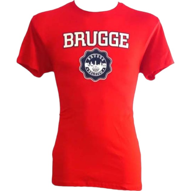 T-shirt adults Brugge fl red L