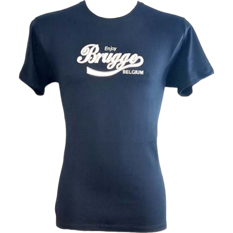 T-Shirt Adults Brugge Enjoy Navy