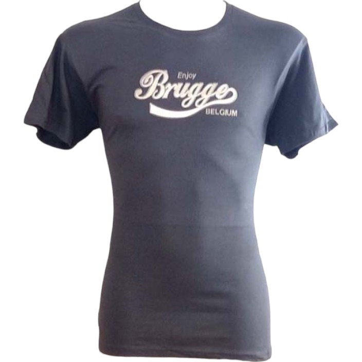T-Shirt Adults Brugge Enjoy Charcoal
