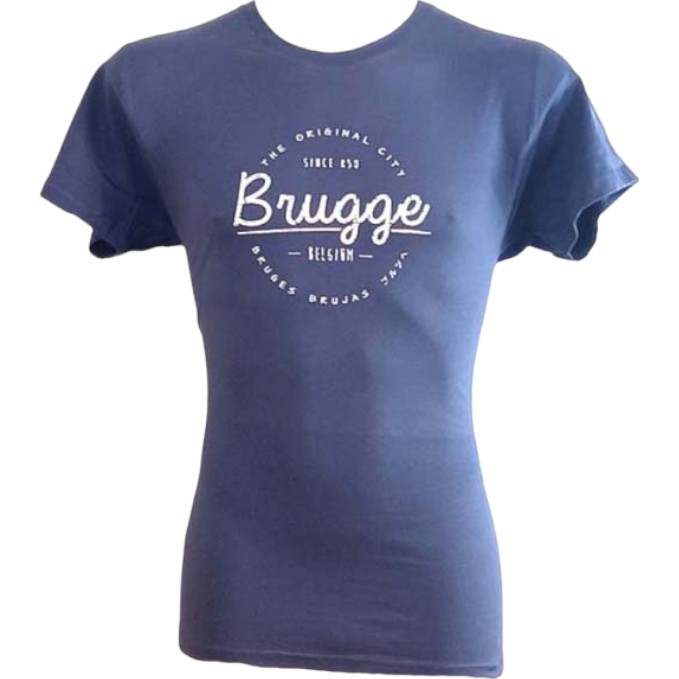 T-shirt adults Brugge original denim L