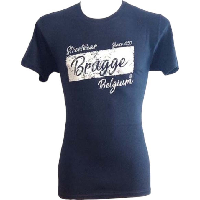 T-Shirt Adults Brugge Streetwear Navy