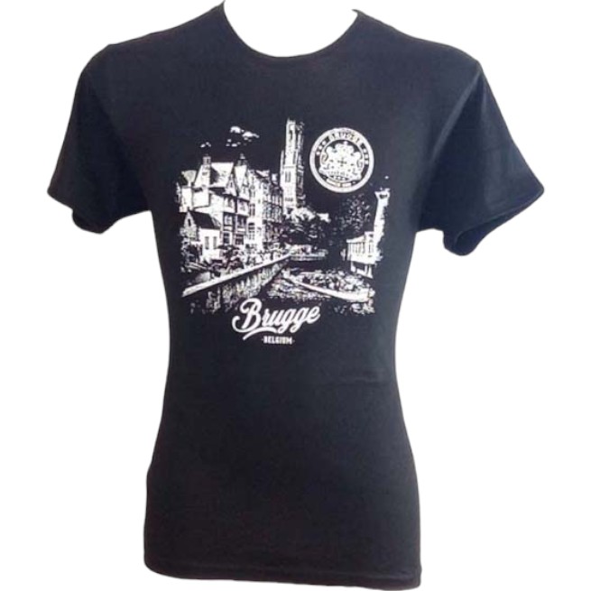 T-shirt adults Brugge kaai black L