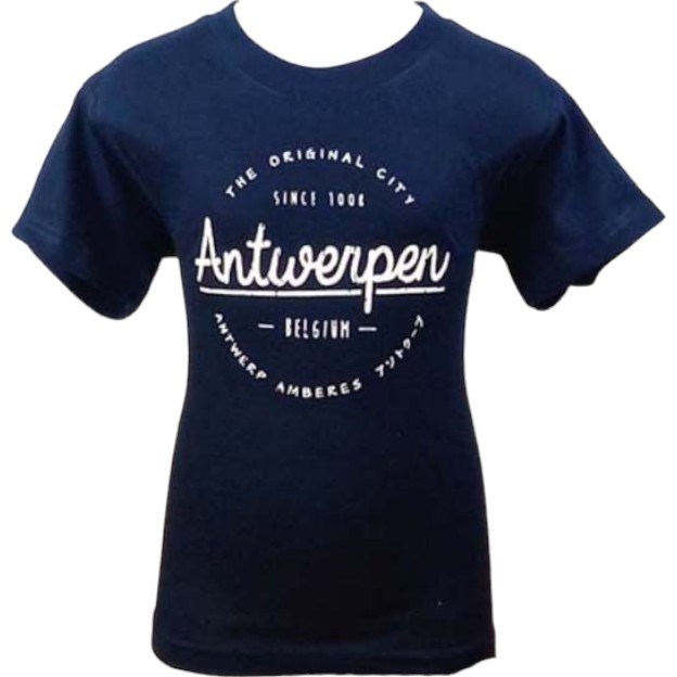 T-shirt kids Antwerpen original navy  3-4