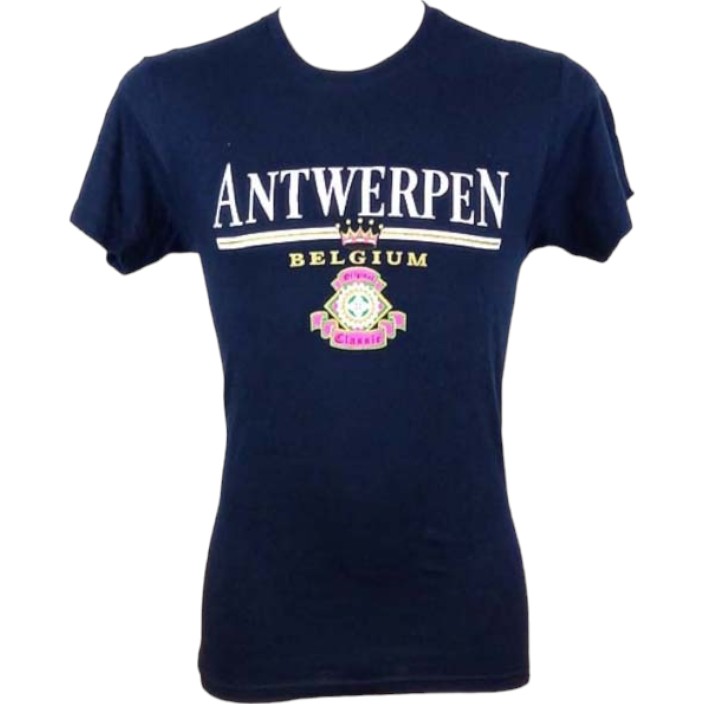 T-shirt adults Antwerpen classic navy L