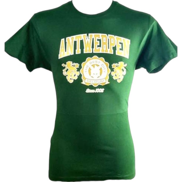 T-shirt adults Antwerpen 2 lions green L