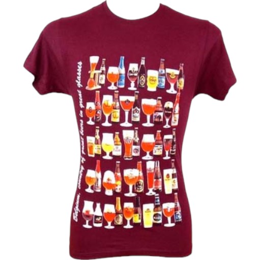T-Shirt Combine Burgundy