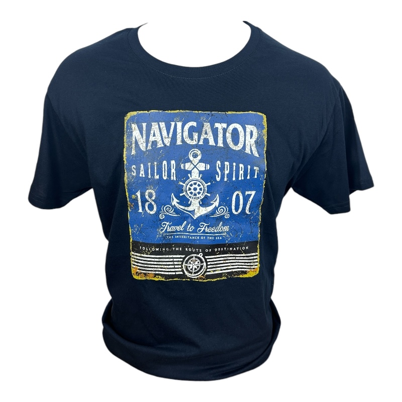 T-shirt sailor spirit navy L