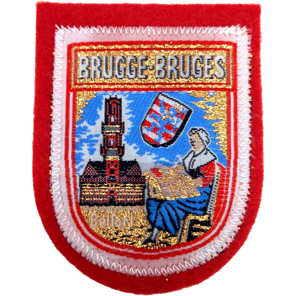 Woven Badge 41527 Brugge Lace