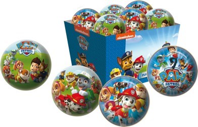 Plastic Bal Paw Patrol 15 Cm